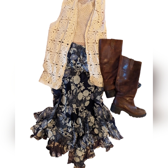 Y2K Midi Skirt - Picture 1 of 5